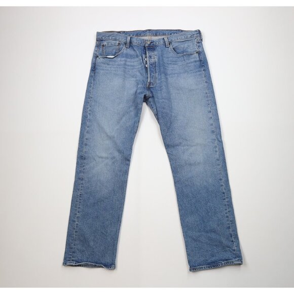 Vintage Y2K Levis 501xx Mens 38x30 Faded Button Fly Original Fit Denim Jeans - Picture 1 of 15